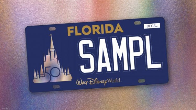 Walt Disney World Announces Commemorative License Plate