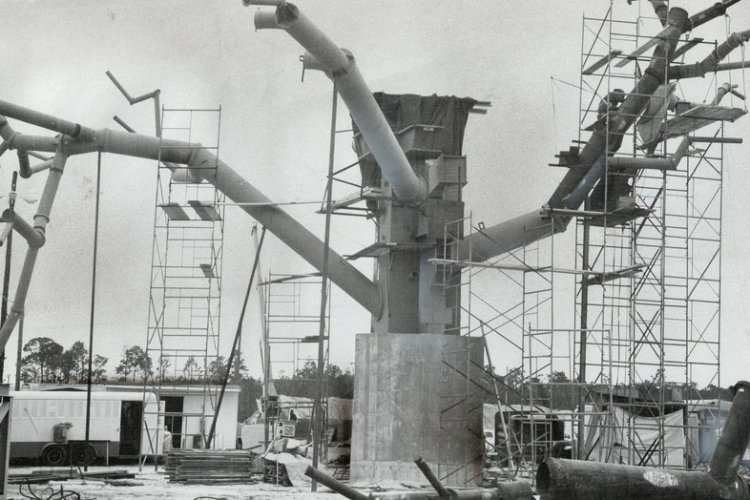 Disney World's Magic Kingdom Under Construction