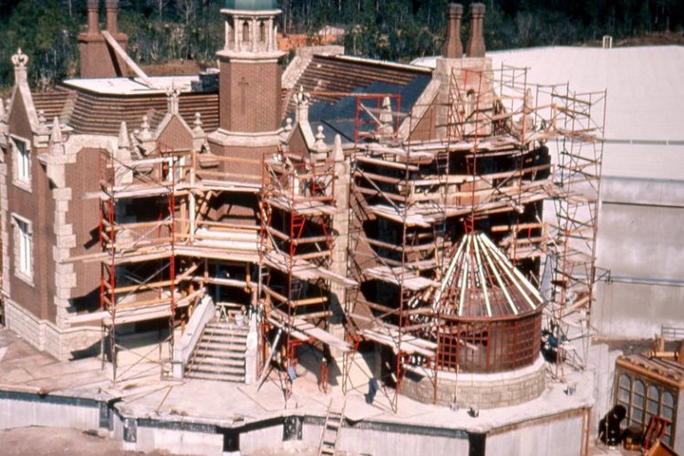 Haunted Mansion Construction Site