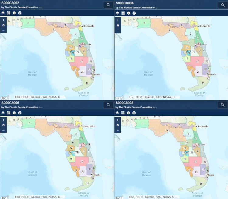 Florida Senate Releases Draft Redistricting Maps