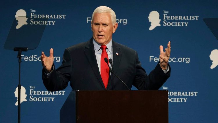 Former VP Mike Pence Denounces Trump at Disney's Yacht Club