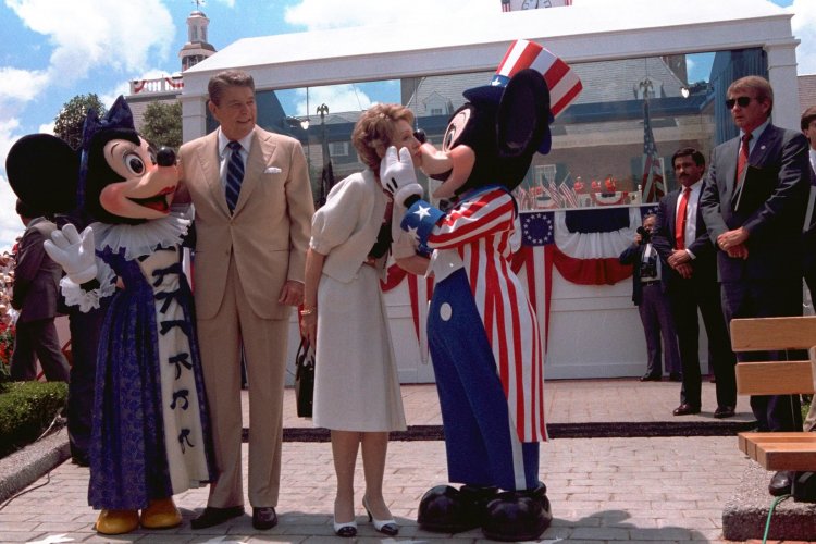 Ronald Reagan Visits EPCOT