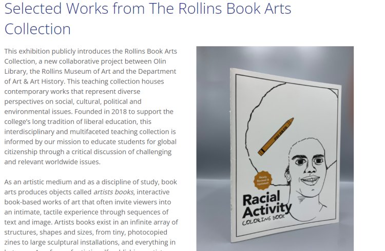 Rollins, Orlando Weekly Promote Racist Art Exhibit